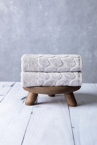 Nurpak Hazal 2Li El Havlusu 50 x 90 - Gri