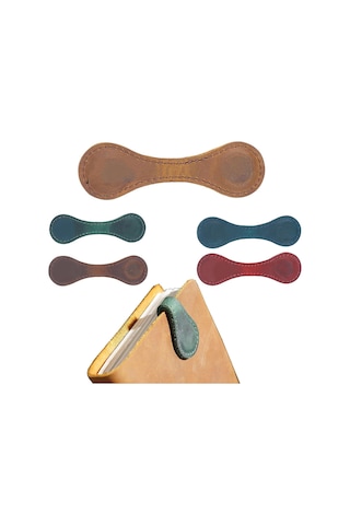 Manyetik Deri Kitap Ayracı, Gravürlü, Hediye Seçeneği