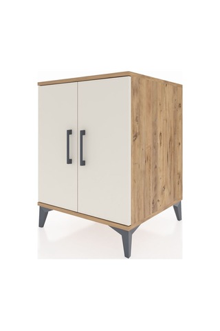Kronos Komodin Tek Raflı 2 Kapaklı 60x59x80 Çam-aytaşı Atlas Çam