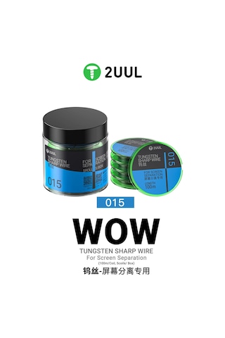 2uul Ws-015 Tungsten Keskin Ekran Ayırma Teli 0,015 Mm