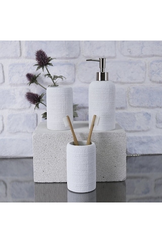 Natural Diş Fırçalık Beyaz