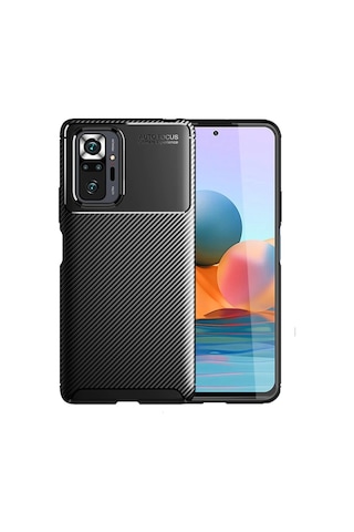 Xiaomi Redmi Note 10 Pro Kilif Tasarim Karbon Silikon Kapak 484827026
