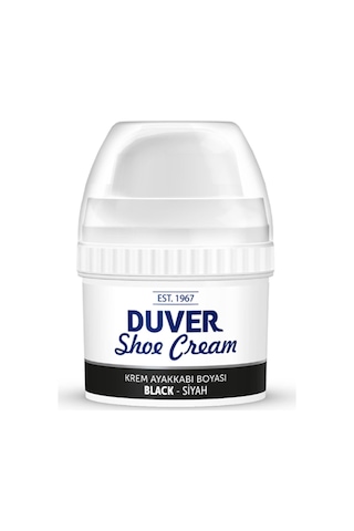 Duver Kendiliğinden Parlaklık Sağlayan Siyah Krem 60 Ml Ayakkabı Boyası Siyah Duver Kendiliğinden Parlaklık Sağlayan Siyah Krem 60 Ml Ayakkabı Boyası Siyah