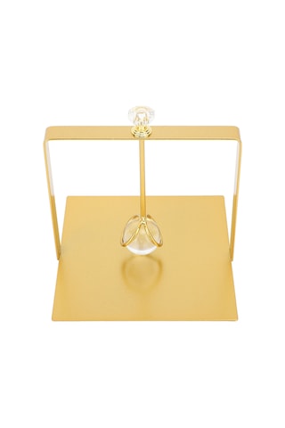 Shineyee Altın Metal Havlu Tutucu, Kaldırmalı Kollü Tasarım, Ev/hotel/restoran İçin Pratik Dekoratif Masaüstü Alet Altın