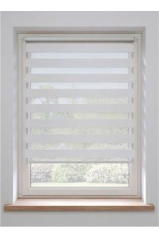 Kidmex Beyaz Bambu Zebra Stor Güneşlik Perde