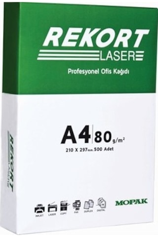 Mopak Rekort Laser A4 Fotokopi Kağıdı 1 Paket