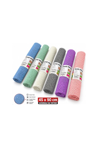 Özdoğan Ozd-1083 Halı Kaydırmaz Ve Raf Örtüsü 45x90 Cm Karışık Renkli- 12'li Paket