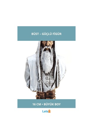 Yüzüklerin Efendisi Saruman Büst Büyük Boy 16cm 1 Adet