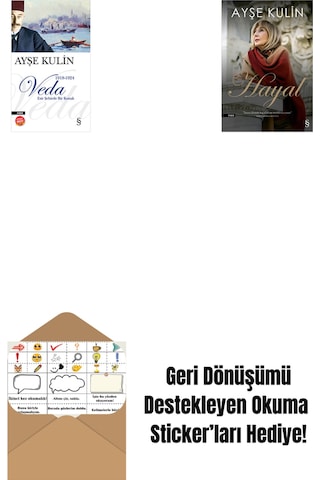 Veda Midi Boy + Hayal + Okuma Sticker'ları