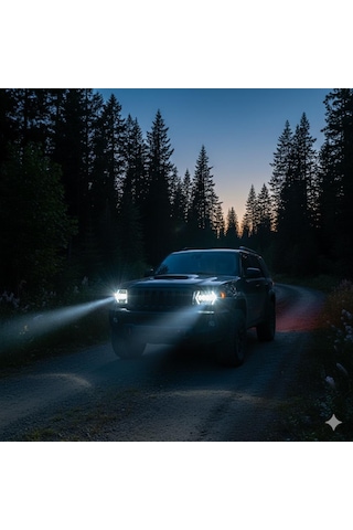 Offroad Sis Lambası Beyaz, Amber Sinyal 60w 12-60v Tek Adet Premium Tasarım