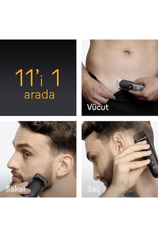 Braun Hepsi Bir Arada Series 5, 11 İ 1 Arada Tıraş Kiti, Keskin Bıçak, Vücut Tıraşı Aıo5560