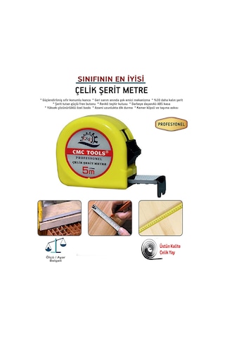 Cmc Şerit Metre 5 Metre 25 MM