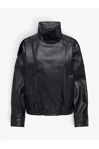 Only Onlvanı L/s Faux Leather Jacket Pnt Kadın Siyah Mont - 15380880
