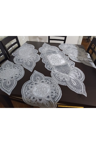 Runner 5 Li Set Kadife Kumaş Dantel Işleme