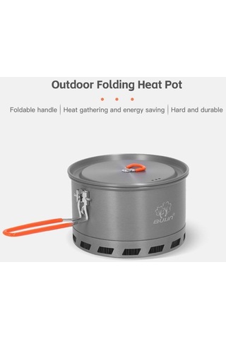 Createtech Skycity Renkli Yürüyüş Ve Kamp Tenceresi 1.5/2.1l Seyahat Seti - Hava Açık Çok Renkli