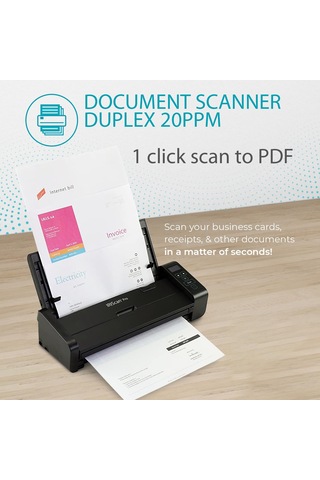 Irıscan Pro Tarayıcı Belge Tarayıcı A4 20ppm Adf20 Dubleks -v5: Pdf Düzenleyici, Usb+ac Destekli, Ocr, Word'e, Pdf'ye, Xls'ye Tarama, Outlook Makbuz Tarayıcısına Kartvizit Win
