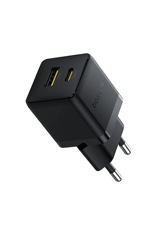 Baseus Palm C+U 30 W Eu Hızlı Şarj Siyah
