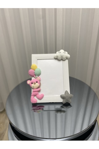 Şeker Pembe Ayıcıklı Bebek Odası Çerçeve