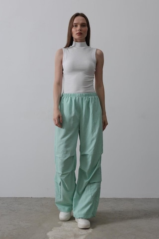 Modaserdem Paraşüt Cargo Pantolon - Mint Çok Renkli