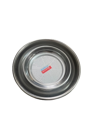 Mobilreyon Paslanmaz Krom Süzgeç Süzek Ilistir 2'li Set 29-36 Cm