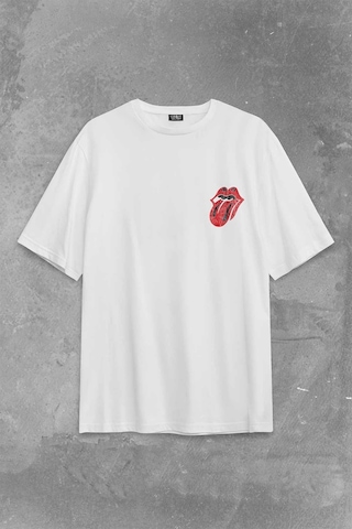 Rolling Stones Rock Retro 70s 80s Music Sırt Ön Baskılı Oversize Tişört Unisex T-shirt 001