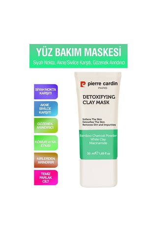 Pierre Cardin Gözenek Arındırıcı Yüz Bakım Maskesi 50 ML