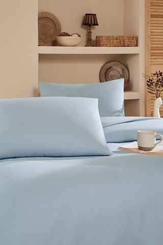 Özdilek Pike Takımı Bamboo Çift Kişilik Mavi Colurıst E
