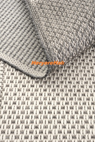 Mono Mno 01 Grey Hav Toz Vermez Kaymaz Tabanlı Şık Kilim