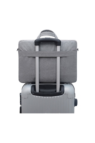 14 Inç Dizüstü Bilgisayar Omuz Çantası Gri