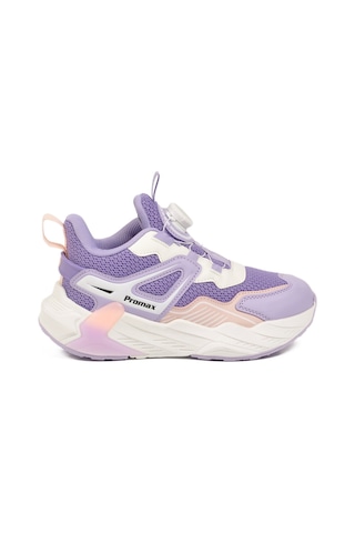 Promax Lila-beyaz Misina Bağcıklı Kız Çocuk Spor Ayakkabı 2099 F Lila - Beyaz