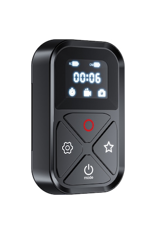 Ranyeek Telesın Gp-rmt-t10 Spor Kamera Bluetooth Kumandası, 80m Kumanda Mesafesi, Fotoğraf/video, Gopro 10/9/8/max Uyumlu, 10 Saat Kullanim Süresi, Su Geçirmez, Led Ekranlı Siyah