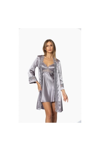Pierre Cardin 6010 Kadın Saten Dantelli 6'lı Takım-royal ROYAL