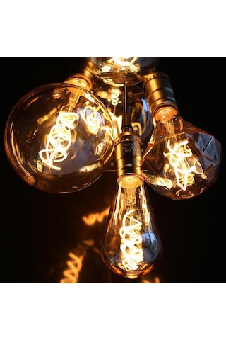 Retro Led Filament Ampul 220v E27 T45