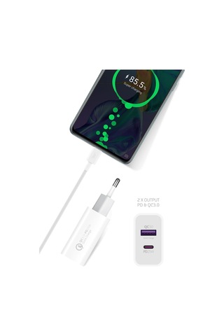 Powerway Type C 25W Qc 3.0 Type C -Usb Şarj Aleti Hw25