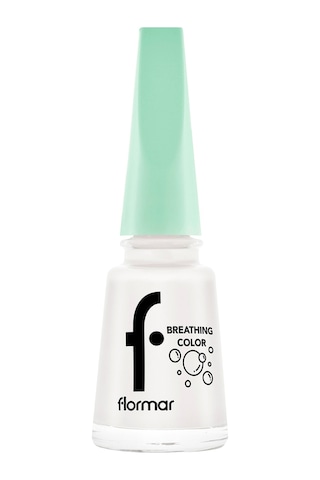 Flormar Nefes Alan Parlak Oje- Breathing Color Nail E. -002 Mılk Foam-8682536032537