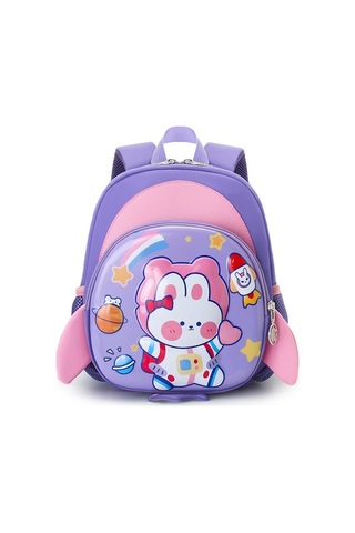 Çocuk Okul Çantası Yürümeye Başlayan Bebek Sırt Çantası Karikatür Anti-kayıp 52q9zg Açık Mor