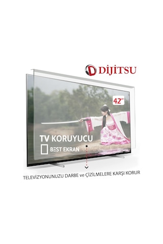 Dijitsu 42ds9000 Tv Ekran Koruyucu - Dijitsu 42" İnç 106 Ekran Tv Kırılmaz Koruyucu 25236575