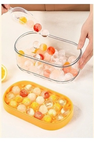 Didadodo Yumuşak Sarı Küp Kılıf Ve Tepsi, Kaşık Yok, Kapak Yok, Bpa'sız, Buzlu Sarı Sarı Sarı