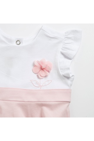 Chicco Kız Bebek Kısa Kollu Elbise 09101843000000 000031 Beyaz