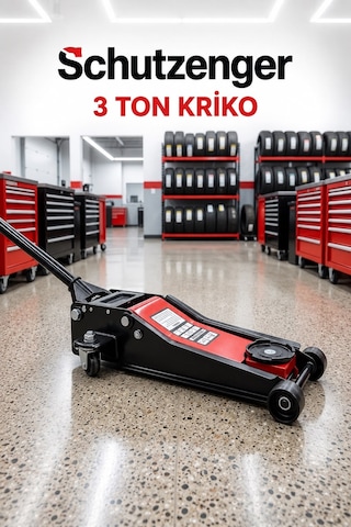 3 Ton Kriko Ağır Hizmet Tipi Sanayi Kriko Güçlendirilmiş Çift Pistonlu 3 Yıl