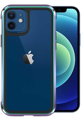 Apple Uyumlu iPhone 12 Mini Kılıf Defens Armor Ultra Koruma Case Siyah