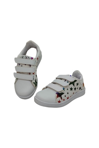 Le Petit 610 Cırtlı Numara 27 Keten Kız Çocuk Sneaker Ayakkabı Çok Renkli