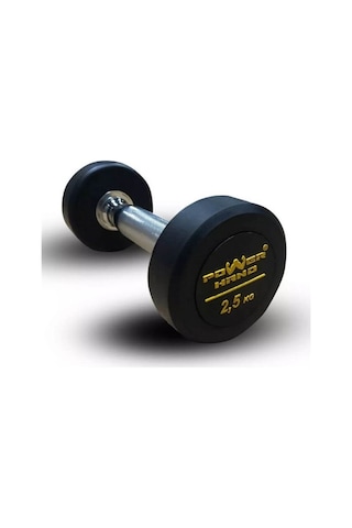 Powerhand Profesyonel Kauçuk Kaplı Dambıl 2.5 KG