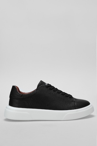 Lufian 111230280 Tommy Erkek Sneaker Ayakkabısı Siyah Beyaz Siyah Beyaz Siyah - Beyaz
