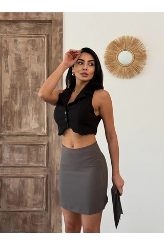 Valensdesign Kalem Mini Etek Çok Renkli