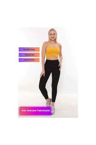 Yeni Sezon Toparlayıcı Sıkılaştırıcı Vücut Şekillendirici Yüksek Bel Lazer Kesim Korse Tayt SiYAH