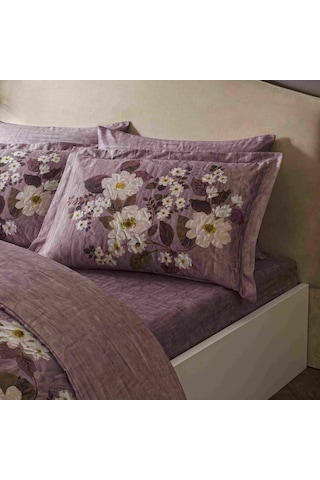 Linens Sc Velour Nevresim Takımı King Pembe Pembe