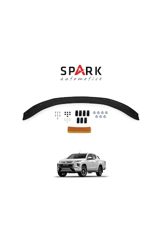 Mitsubishi L200 2019- Yılı Ve Sonrası Uyumlu Kaput Rüzgarlığı 4mm Siyah
