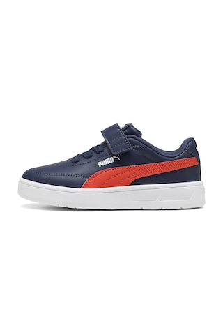 Puma Court Classic Clean Ac+ P Lacivert Erkek Çocuk Sneaker 000000000102714545 Lacivert-kırmızı