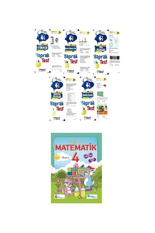 4. Sınıf Tüm Dersler Yaprak Test Seti + Doğada Matematik